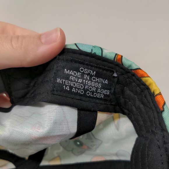 Pokemon All Over Character Snapback Hat Multi OSFM Gotta Catch 'Em All! - Picture 8 of 8